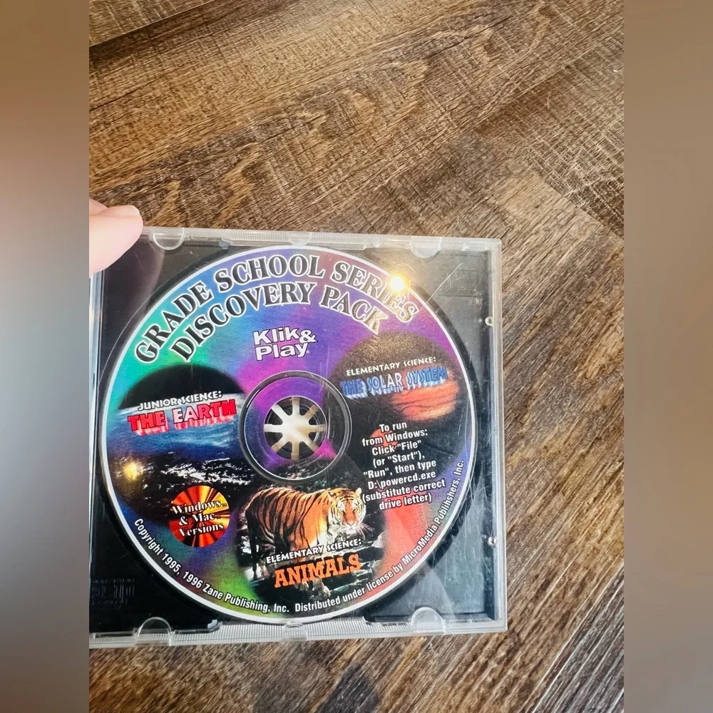 Vintage Klik & Play PC CD-ROM Lot – Variety Pack & Discovery Pack (1995–1996)